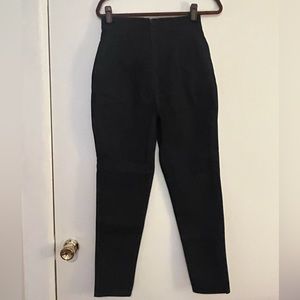 Vixen by Micheline Pitt cigarette pants in denim